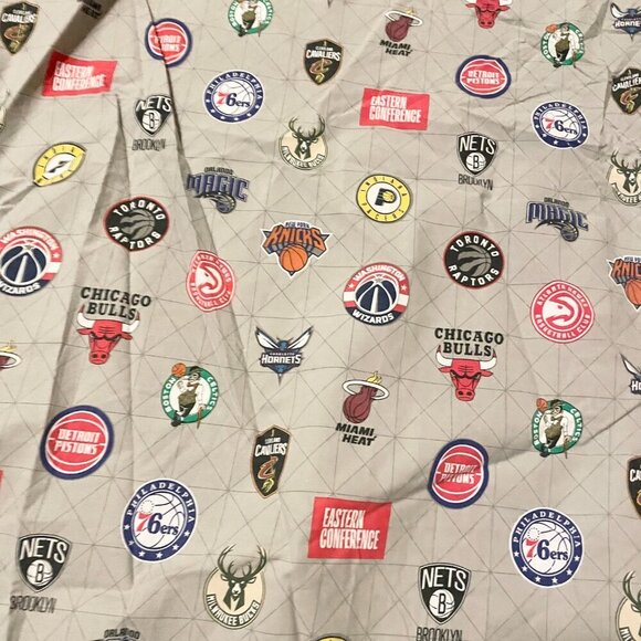 Pottery Barn NBA Full Size Flat Sheet Eastern Conference PB Teen - Picture 2 of 16